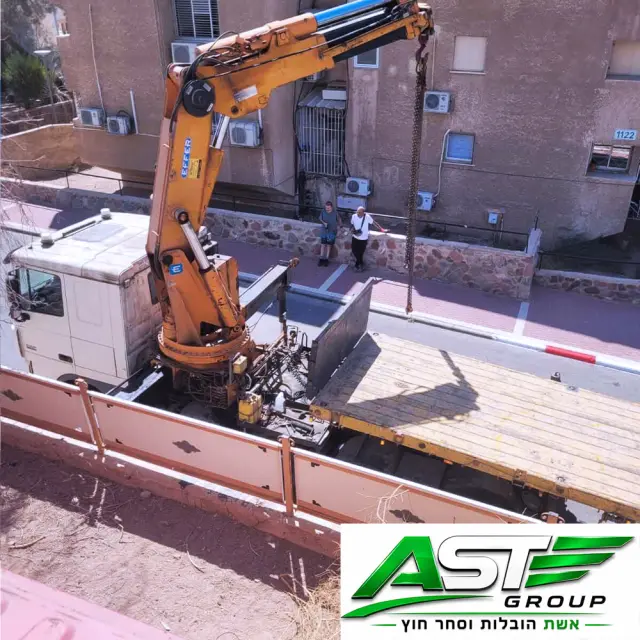 פרויקט הובלה ומנוף של אשת הובלות